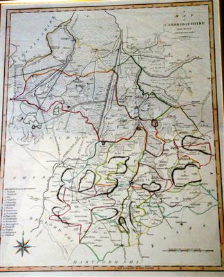 cc01291 Cambridgeshire Map.jpg; cc01291; Map of Cambridge 1805; Map